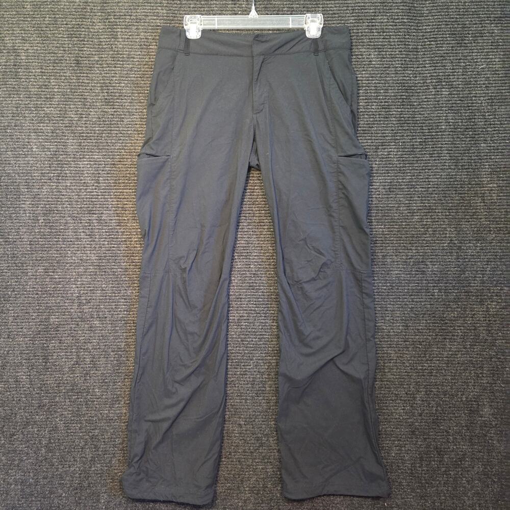 REI Co-op Women's 8 Black Hiking Pants Cargo Outdoor Travel UPF 30+ Convertible